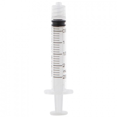2.5ml - Plastipak Luer Lok Syringe